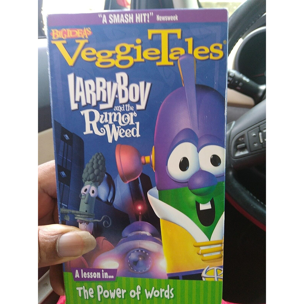 VeggieTales Larry Boy Rumor Weed VHS Video Tape Power of Words